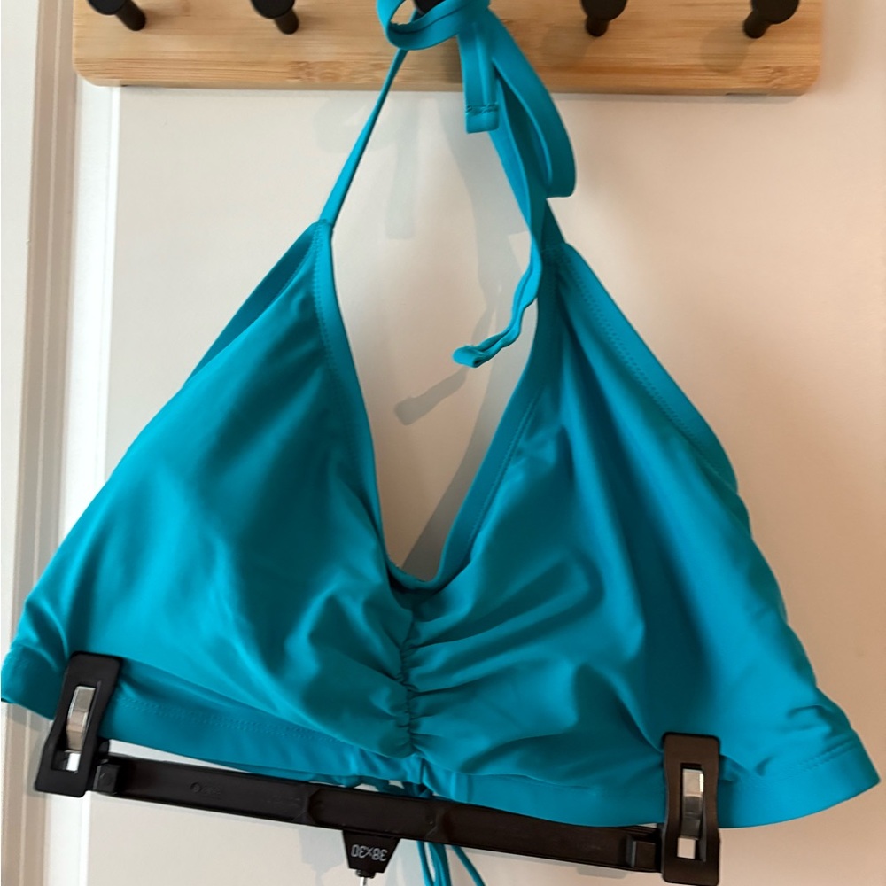 Old Navy Teal Halter Bikini Top